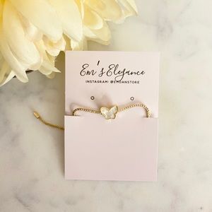 2 for 20 💡Bracelet with while pearl Butterfly💡